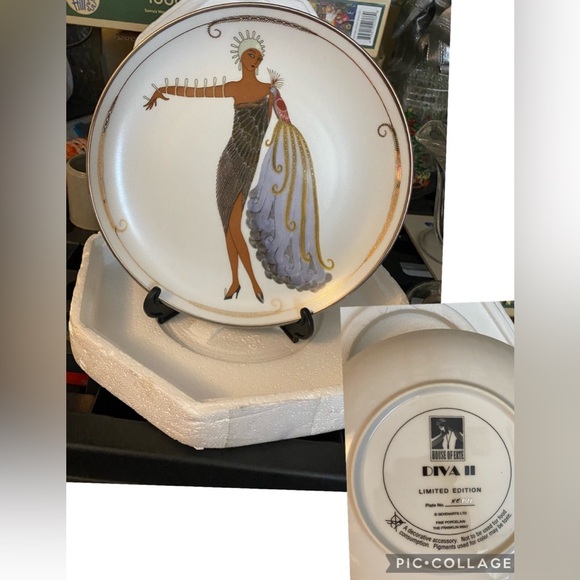 Erte Diva II Plate - Picture 2 of 3